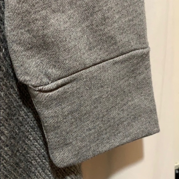 Calvin Klein Jeans sweater SZ L gray asymmetrical - Picture 4 of 8